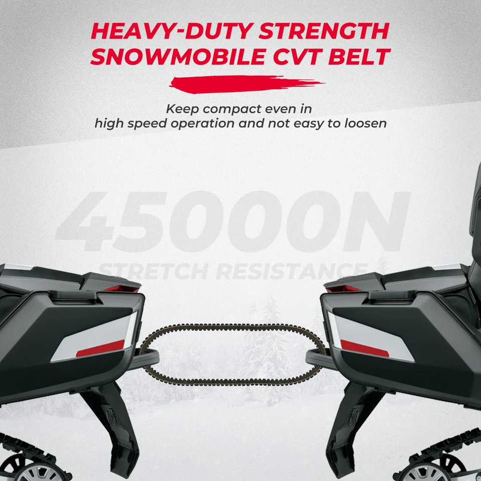Kemimotoスノーモービルcvtドライブベルト417300383 417300551
