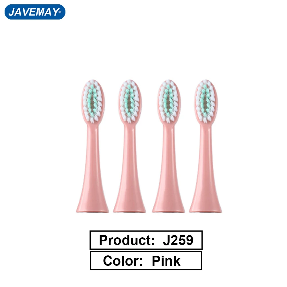 

Children Electric Toothbrush Head Soft Brush Head J259BRUSHHEAD Sensitive Replacement Nozzle for JAVEMAY J259