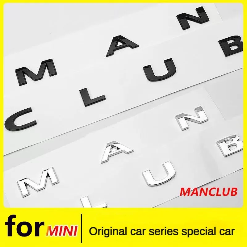 1PCS 3D Metal ALL4 Emblem Sticker For MINI R60 R61 F60 F54 F55 F56 Cooper S Countryman CLUBMAN Car Trunk Fender Decal