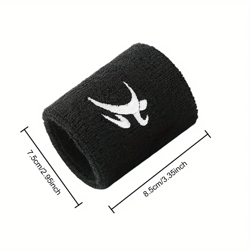 1PC Workout Wrist Strap Sweat Absorbent Breathable Athletic Support Brace Band Running Basketball Tennis Weightlifting Wristband