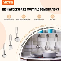 VEVOR Play KitchenToys Set Children Kitchenware Accessories with Ice Maker for Kids toys Preschoolers Girls Birthday Gifts 2