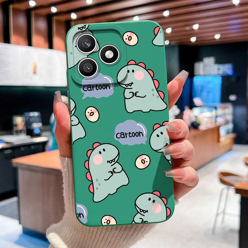 Line Love Print Shockproof Silicone Phone Case Cover