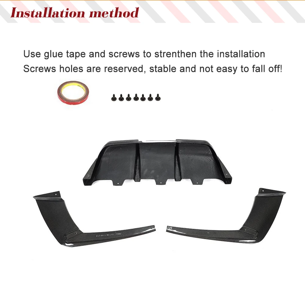 카본 파이버 자동차 리어 디퓨저 BMW 6 시리즈 F06 F12 F13 M6 2013-2018 리어 범퍼 립 레이싱 스포일러 바디 키트 FRP 호환