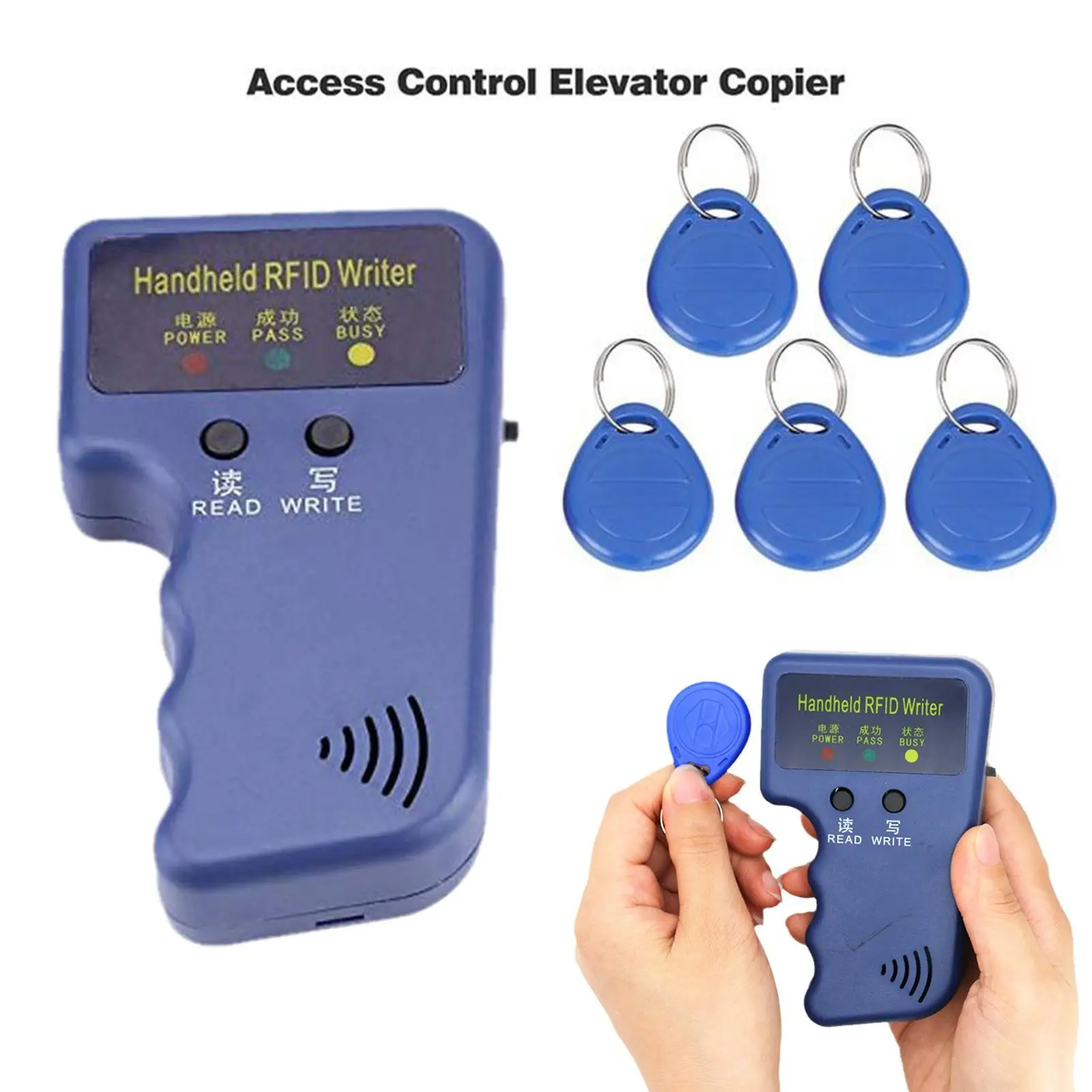 

Дубликатор Rfid-ключей ручной, 125 кГц, EM4100 T5557 T5577 EM4305