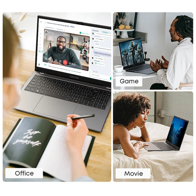 CHUWI 15.6" HeroBook Plus Laptop Intel N4020 8GB RAM 256GB SSD 1920*1080P Computer Windows 11 Full Layout Keyboard Laptop - Image 6