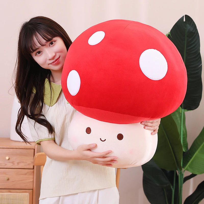Soft Plush Mushroom Dolls for Home Decor and Sleeping