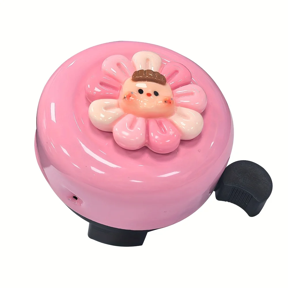 Description Picture 5 of itemColorful Bicycle Bell with Playful Flower & Face Design - Loud Iron Bell for Mountain Bikes, Road Bikes & Scooters, Mountain Bik