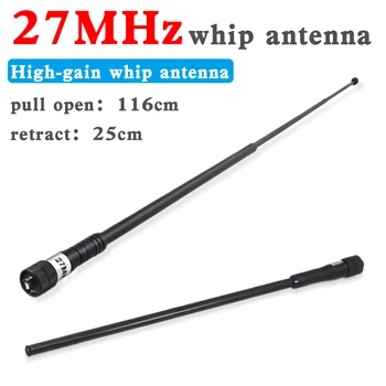 Antenne HT Telescopiche/a Stilo 27MHz SMA Femmina 25cm-116cm, Antenna Telescopica CB Radio 2.15dB ad Alto Guadagno, Antenne Amatoriali HT CB Corto Raggio