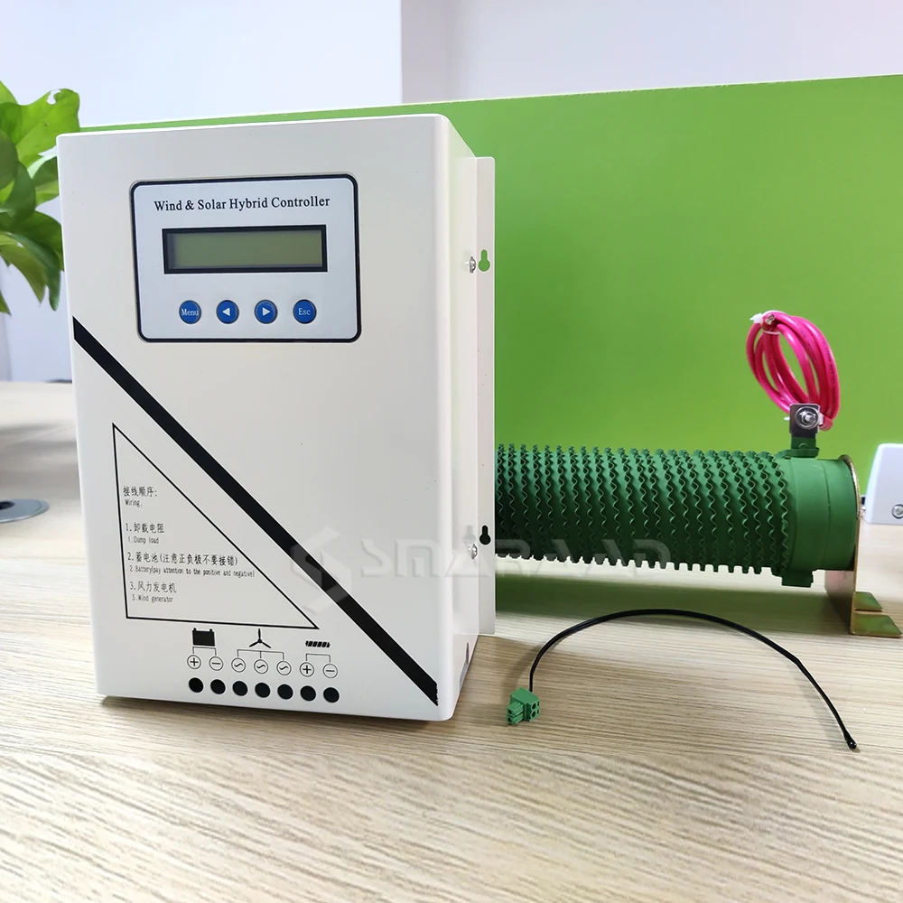 풍력 MPPT 덤프 부하 600W-2000W 12V/24V/48V GPRS 풍력 터빈 발전기 부스트 및 벅 MPPT 충전 컨트롤러