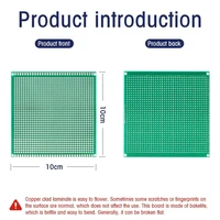 1PCS 8x12 9x10 9x15 10x10 10x15 10x22 12x18cm Single Side PCB Prototype Board Printed Circuit Board DIY Universal PCB - Image 2