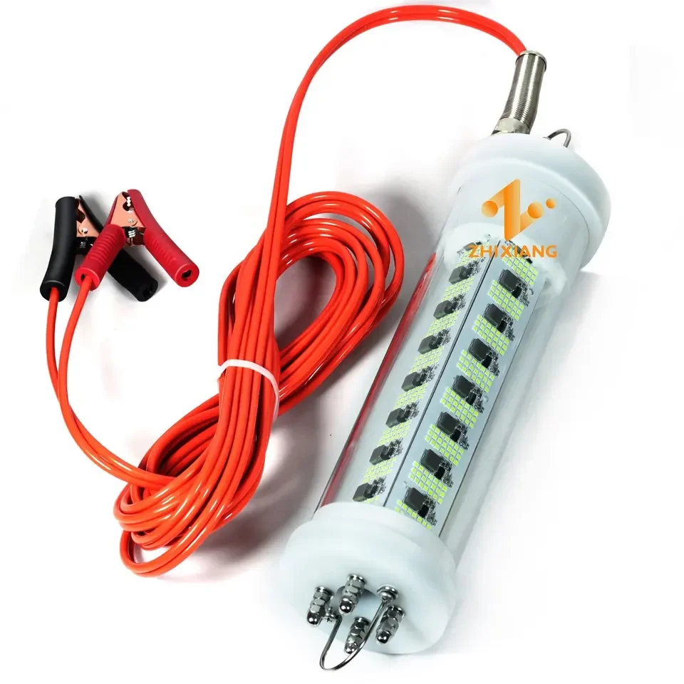 Luz de pesca subacuática 12V-24V, buscador de cebo señuelo, luz de