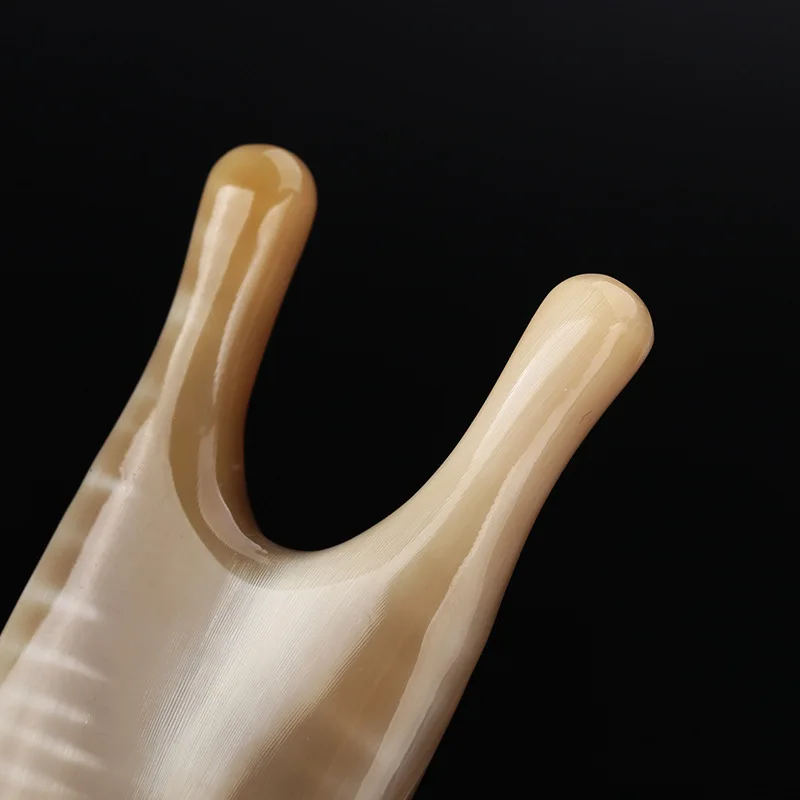 HANRIVER Buffalo horn massage car six V face firming body roll back massager thin face, cervical vertebra