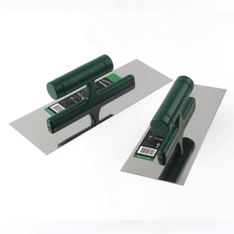 Professional Grade Bricklaying Trowel with Plastic Handle Stainless Steel Cement Scraper Mud Board for Construction Plastering 2