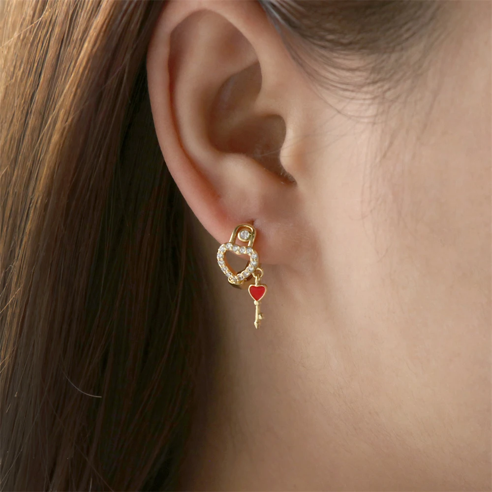 Key outlet earrings brandy