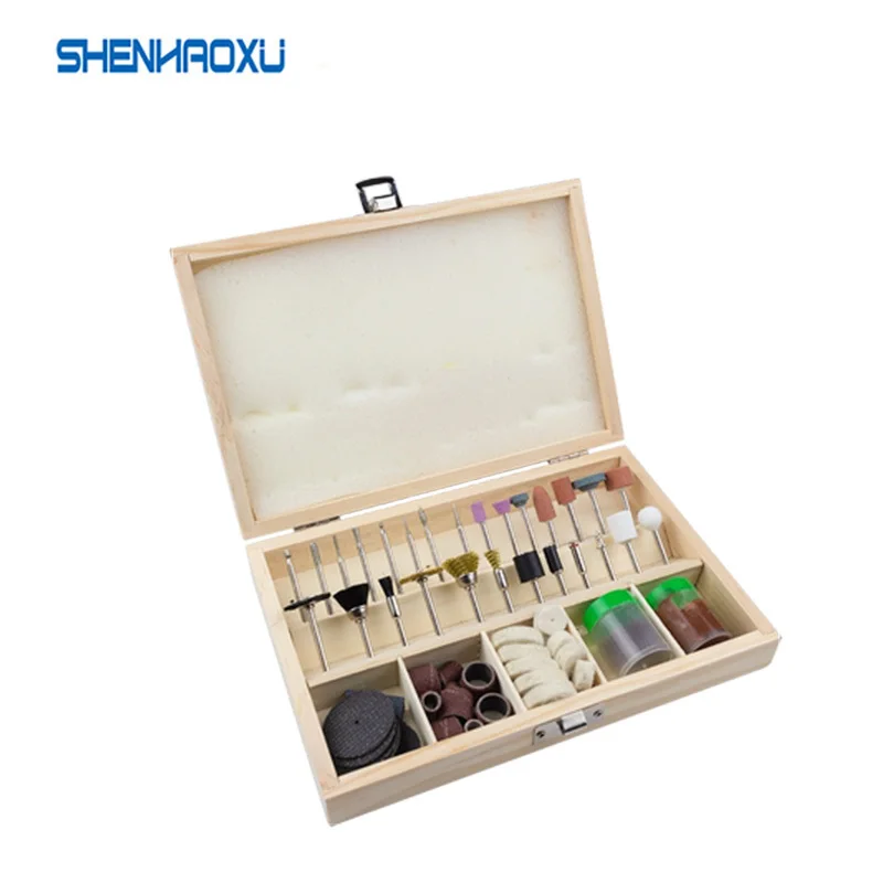 100 шт., набор абразивных инструментов для электрической дрели