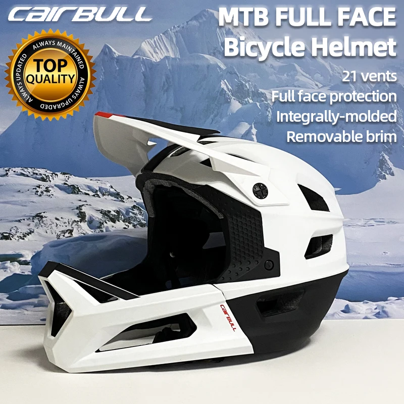 Bicycle full face helmets