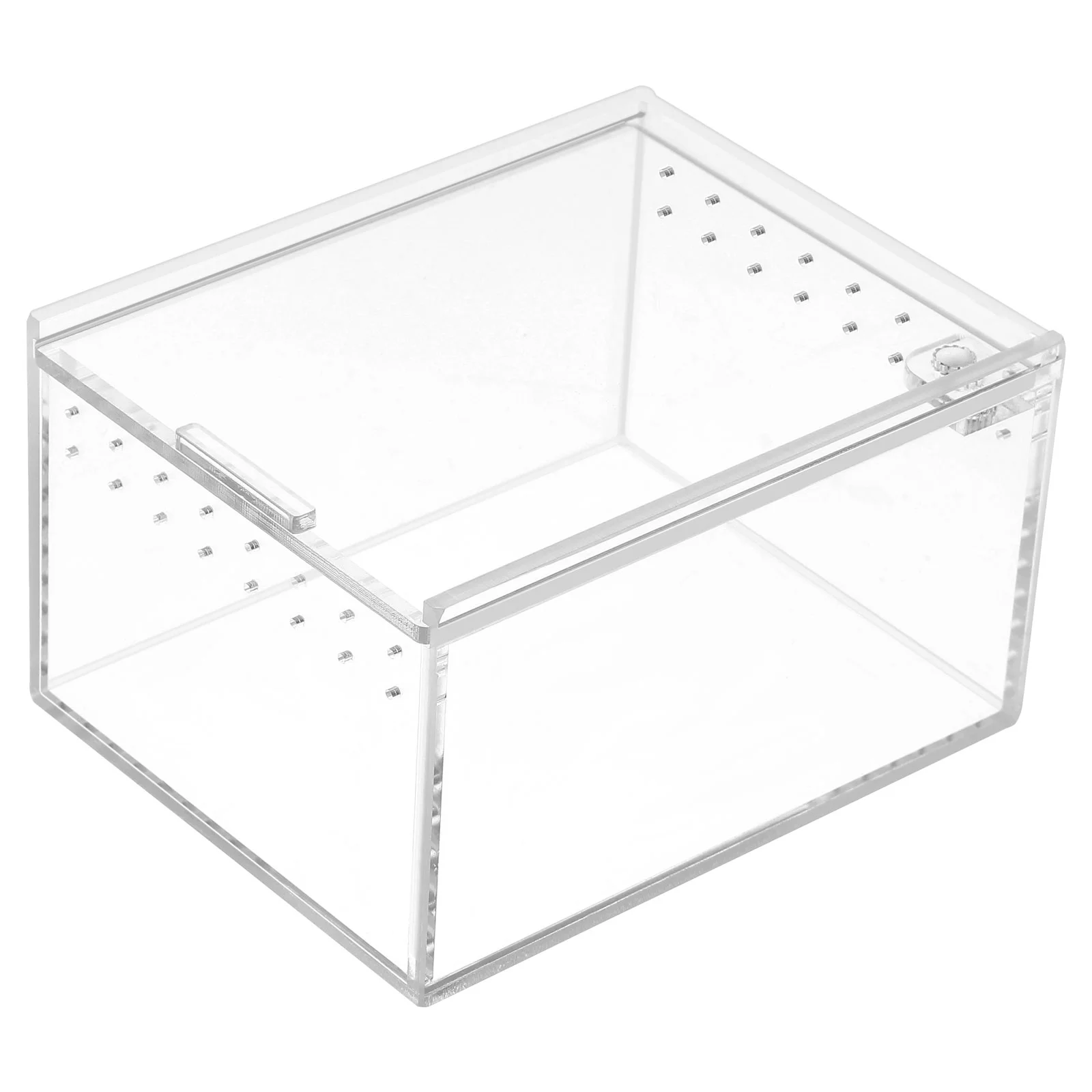 

Reptile Box Breeding Tank Feeding Forterrarium Transparent Container Case Enclosure Cricket Isolated Crab Tarantula Habitat