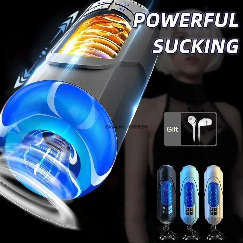 Automatic Male Masturbator With Rotating And Sucking Function_voghion.com