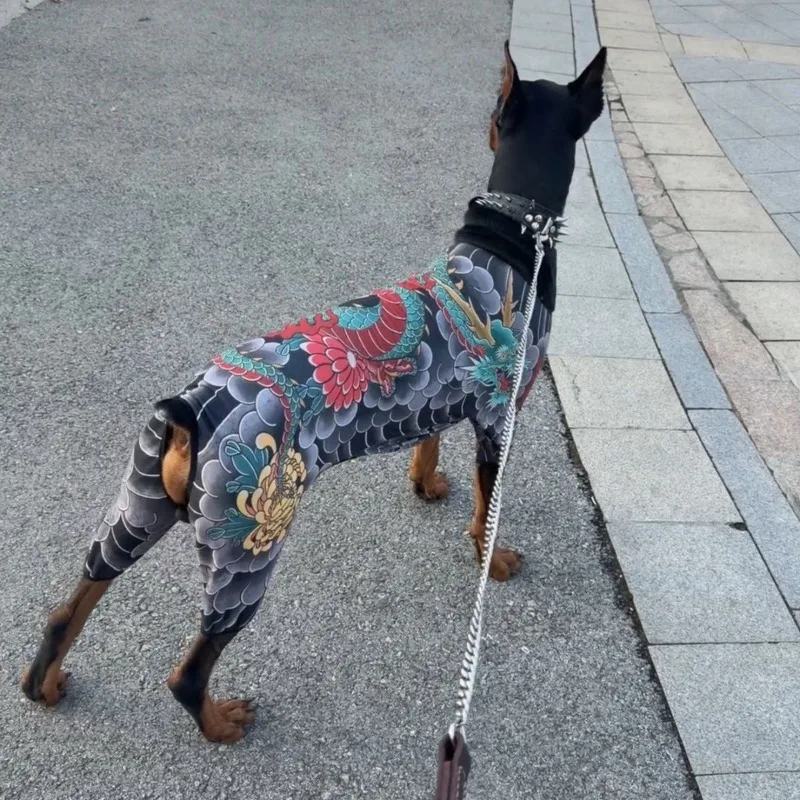 camiseta con tatuaje para perros, ropa para mascotas, universal para las cuatro estaciones, camiseta con tatuaje divertido y elegante para perros, camisetas para doberman pinscher, suministros para mascotas Camiseta con Tatuaje para Perros, Ropa para Mascotas, Universal para las Cuatro Estaciones, Camiseta con Tatuaje Divertido y Elegante para Perros, Camisetas para Doberman Pinscher, Suministros para Mascotas 4
