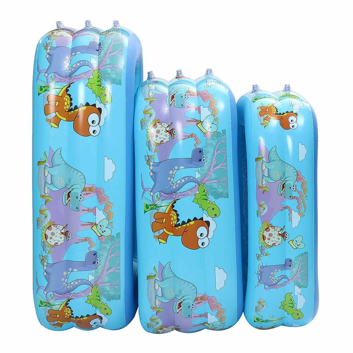 120/130/150cm Kids Inflatable Pool PVC Swimming Pools for Family Outdoor Indoor Children's Three-ring Kids Play Bathing Tub