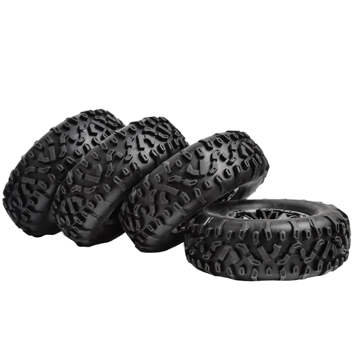 BAAU 8pcs Tire Wheel for MN D90 91 96 99 99S B14 B24 C14 C24 C34 C44 LDRC LD1297 LD1299 RC Car Upgrade Parts Accessories
