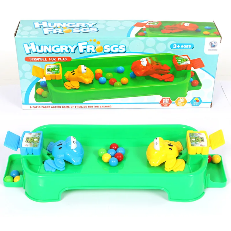 Children's Fun Toy Frog Eat Bean Crazy Greedy Little Frog Eat Bean Ball Bean Girl Parent-Child Boy 6