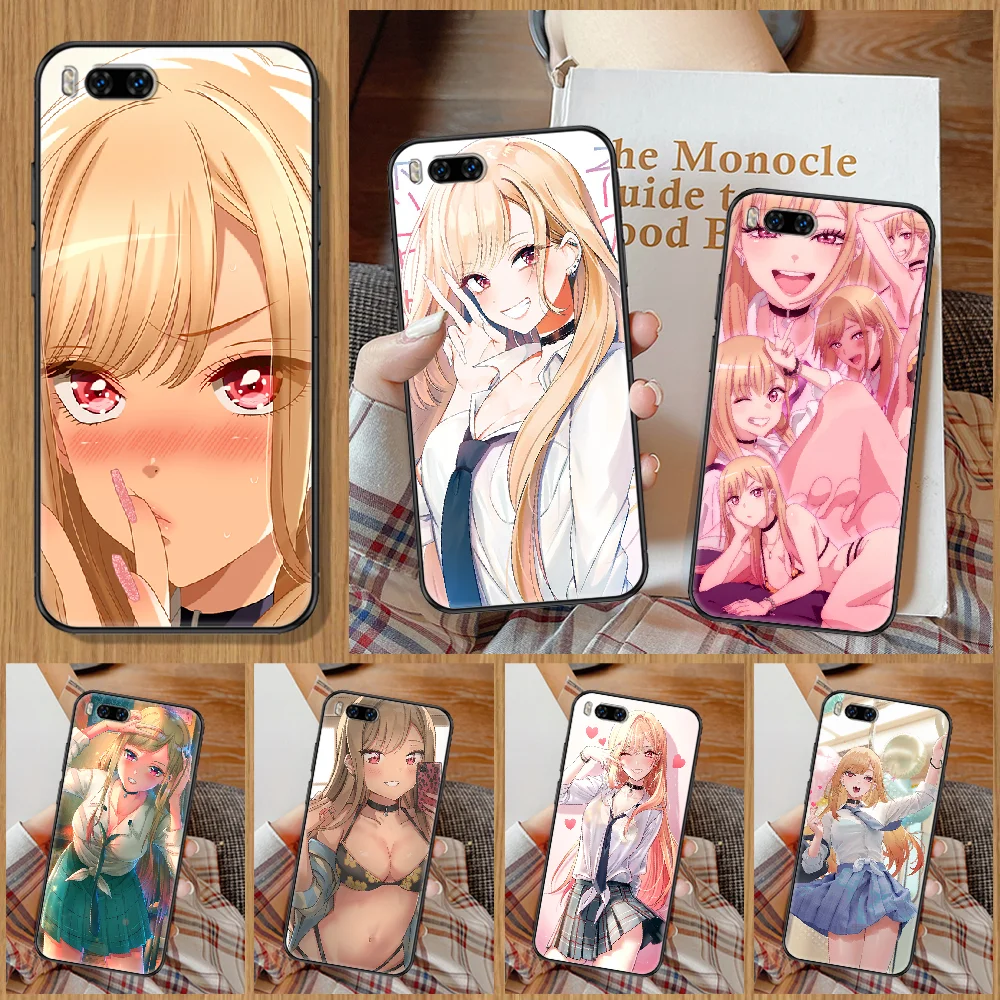 My Dress-Up Darling Anime Phone Case For Xiaomi Mi Note 8 9 10 11 9T 10T A3 Lite Pro Ultra black 3D hoesjes trend bumper fashion |