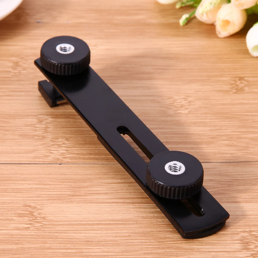 Universal Double End Light Stand Holder Flash Bracket Mount Tripod Adapter Screws For Digital SLR Camera Flashes Accessories