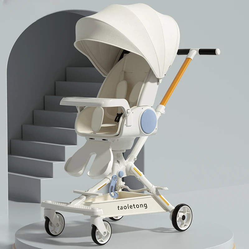 Lightweight Baby Stroller Two Way Pushchair Travel Folding Stroller