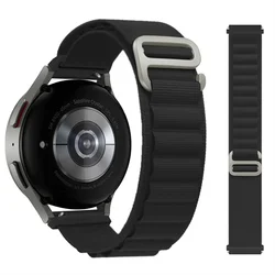 Alpine Loop Sport Watch Band - 20mm/22mm Bracelet Strap for 22mm watchband (4. Black)
