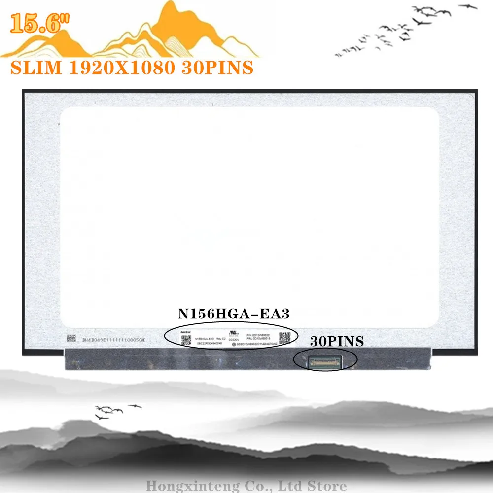 Slim Display Painel Matrix Substituição Nt156fhm-n61 V8.0 Fhd B156htn06.1 N156hga-ea3 Rev c2 1920x1080 - Imagem 4