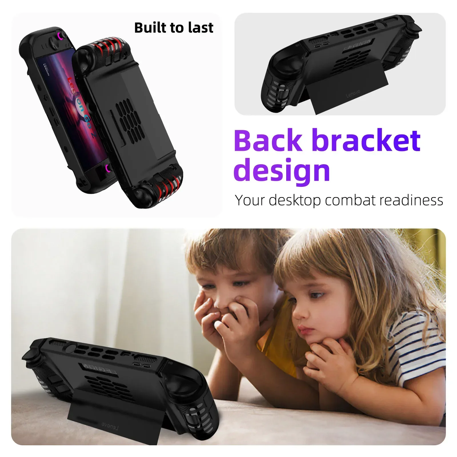 Dual Protection Accessories Set: Shockproof Protective Case & Tempered Glass Screen Shield