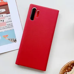 Samsung S24 Ultra Vertical Mirror Smart View Flip Cover Case for Galaxy Note10 Plus (Red)