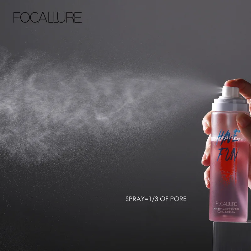 FOCALLURE 100ml Makeup Setting Spray Oil Control Waterproof Hydrate Face Make up Finishing Spray Fixer Cosmetics