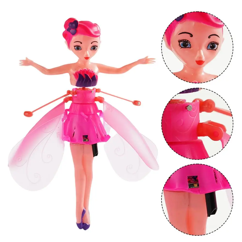 Hand Control Flying Toys Magic Gesture Sensor Levitating Fairy Drone Auto Hover LED Light For Kids Boys Girls Indoor Outdoor