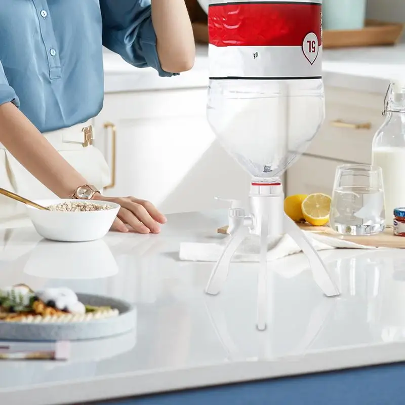 water Barreled Water Support Inverted Drinking Water Holder Bottle Water Support with Water Spout Water Jug Drink Dispenser