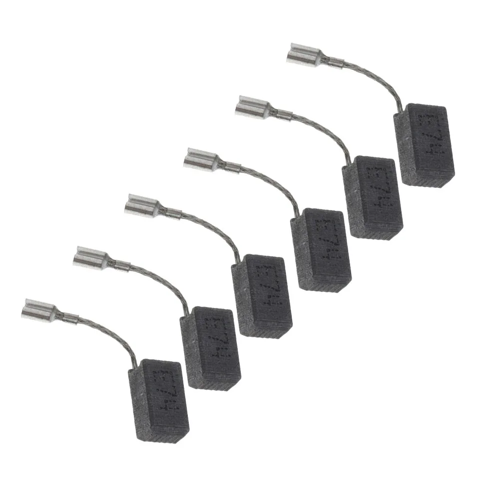 6.5x8x13mm GWS 7-100 GWS 7-115 E GWS 7-125 GOP250CE 앵글 그라인더 교체용 카본 브러쉬 6개