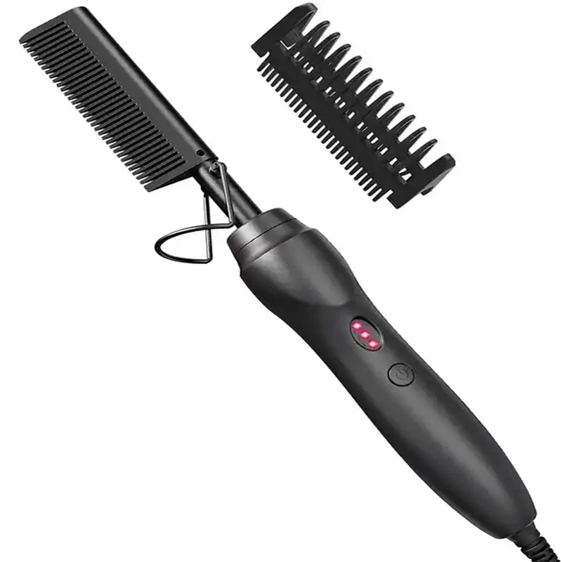 Heating Comb Electric Blow Brush Hairdressing Styling Tools for Man Beard Women Hair Hot Heating Comb Gifts 6