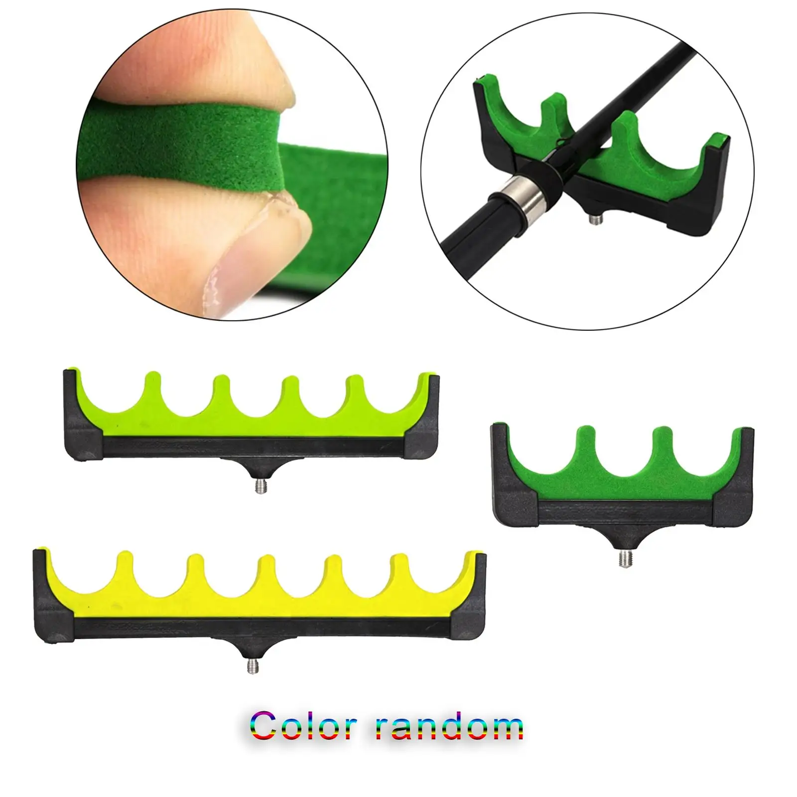 Soft Fishing Rod Holder EVA Carp Tripod Stand Head Equipment Gear