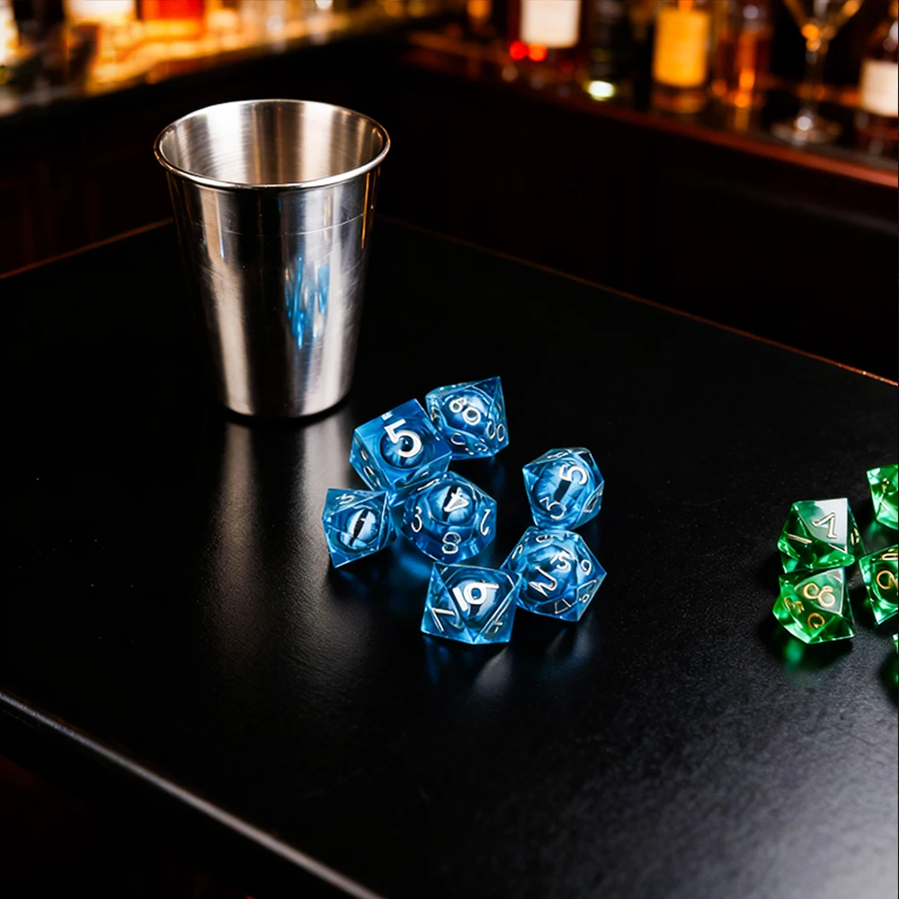 DND Liquid Core D&D Dice Set Detail