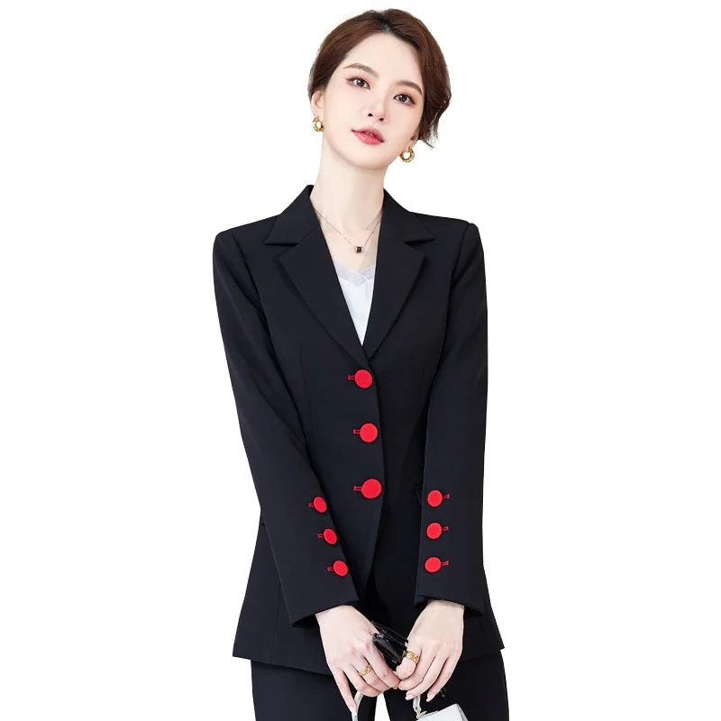 Women's professional suit, suit, flared pants, trousers, 2022 spring and autumn women's white-collar executive senior workplace
