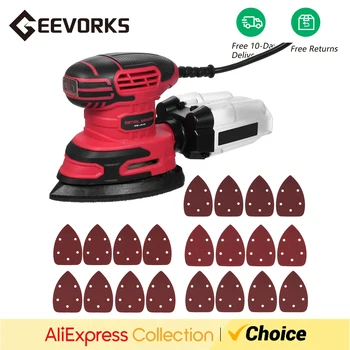 Detail Sanding Machine 13,000 OPM Compact Electric Sander with Dust Collector 220W Power Sander Woodworking Tools for Wood