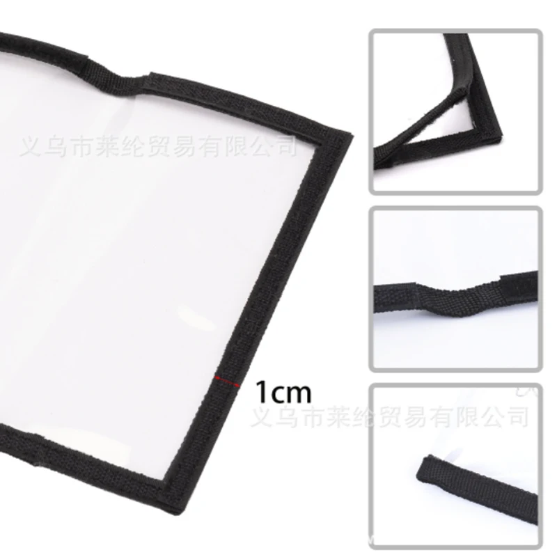 Transparent PVC Lure Bag Fishing Hook Protective Wraps Cover Case Bag Portable Bait Fishing Tackle Storage Practical Bags