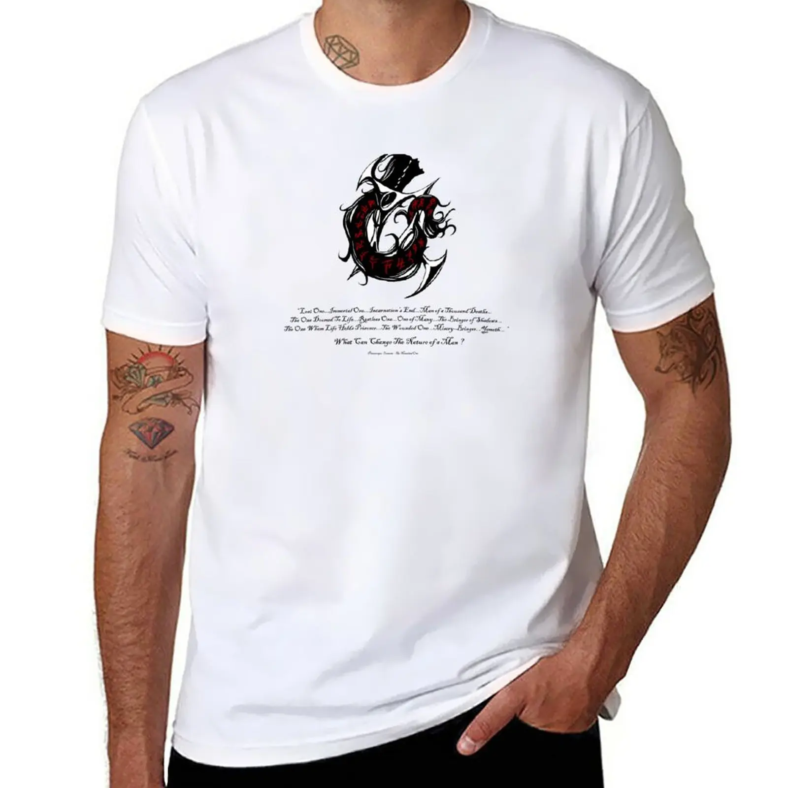 New Planescape: Torment Tattoo T-Shirt quick-drying t-shirt boys t ...