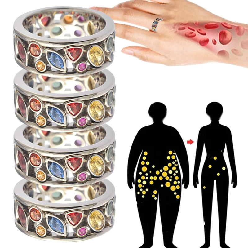 Women Torina Crystal Quartz Ionix Ring Ionix Therapy Quartz Crystal