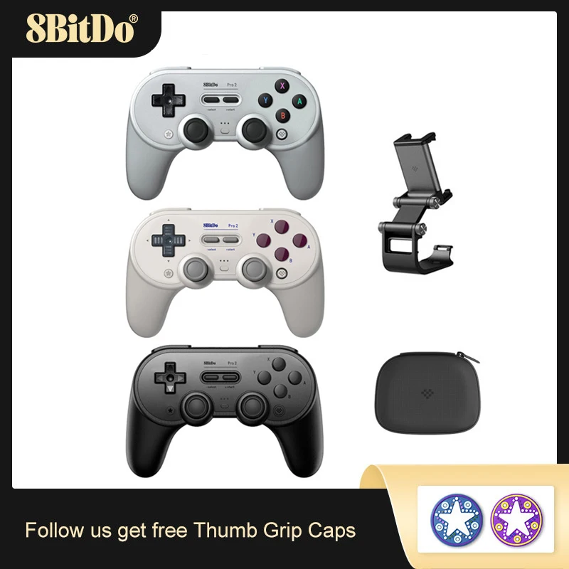 Aknes 8Bitdo Pro 2 Controller Bluetooth Joystick Wireless Gamepad Per Switch Pc Macos Android Steam Raspberry Pi Accessorio Di Gioco