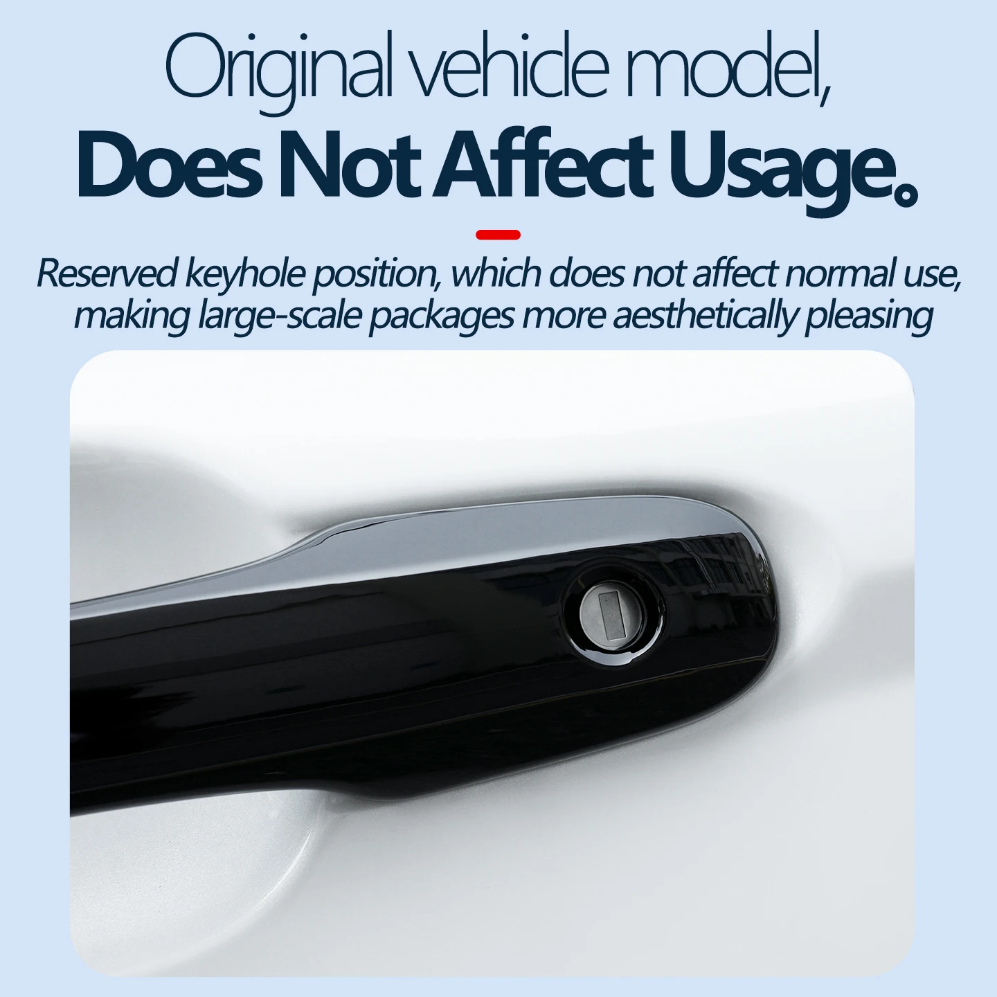 Toyota Camry Door Handle Decorative Sticker - Premium ABS Car Accessory