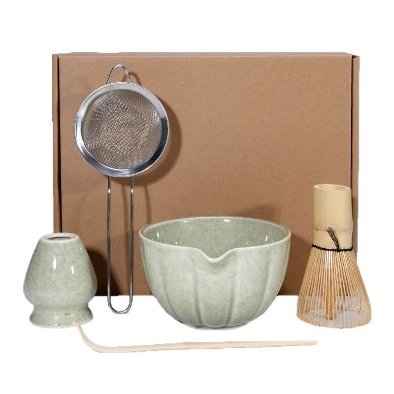 1/4/5 قطعة مجموعة ماتشا أنيقة ماتشا خفقت مجموعة تش...