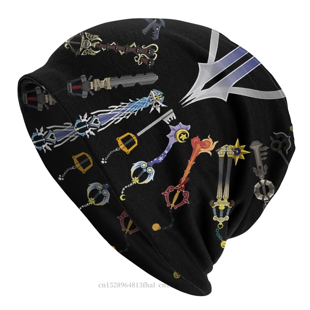 Kingdom Hearts Game Winter Warm Beanie Hats Keyblades Poster Skullies Berretti Cappello Bonnet Special Caps Uomo Donna Paraorecchie