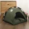 Pet Tent Bed Cats House Supplies Products Accessories Warm Cushions Furniture Sofa Basket Beds Winter Clamshell Kitten Tents Cat 5